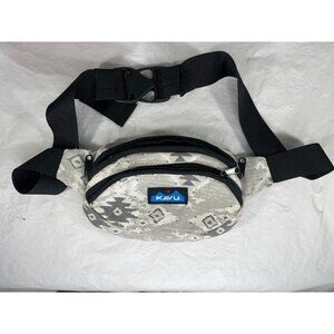 Kavu Spectator Waist Pack Belt Bag Fanny Pack Shoulder Bag Black Gray Aztec